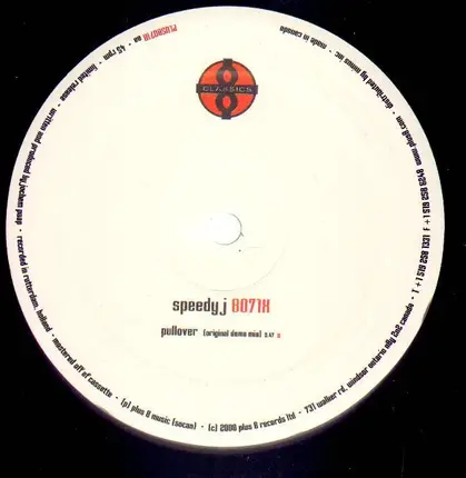 Speedy J - Pullover (Original Demo Mix)