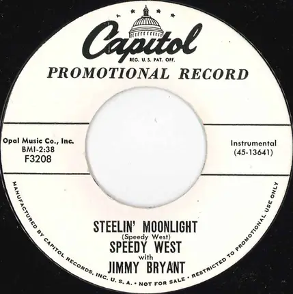 Speedy West With Jimmy Bryant - Steelin' Moonlight / Caffeine Patrol