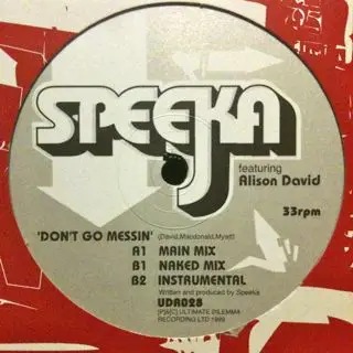 Speeka Featuring Alison David - Don't Go Messin'