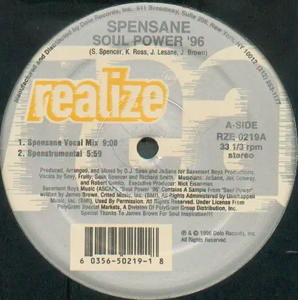 Spensane - Soul Power '96