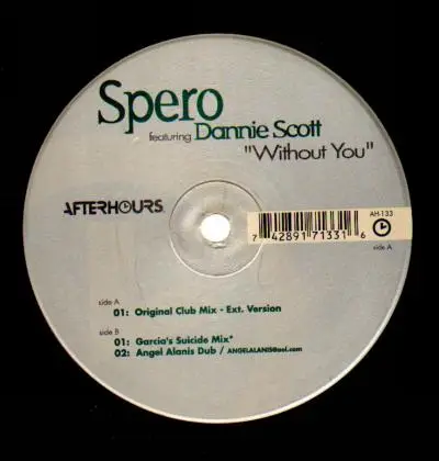 Spero Featuring Dannie Scott - Without You