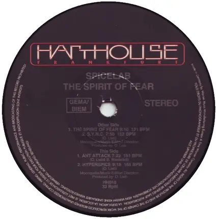 Spicelab - The Spirit Of Fear
