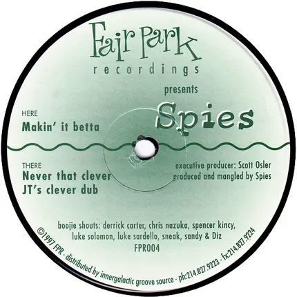Spies - Makin' It Betta