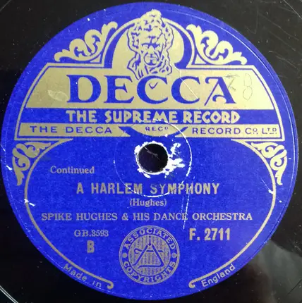 Spike Hughes And His Orchestra - A Harlem Symphony