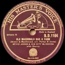 Schellack - Spike Jones And His City Slickers - Old Macdonald Had A Farm / Mother Goose Medley
