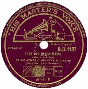 Spike Jones & His City Slickers - That Old Black Magic / Jones Polka