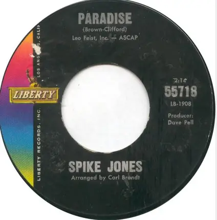 Spike Jones - Paradise / I'm In The Mood For Love