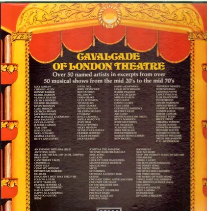 Spike Milligan, Noel Coward... - Cavalcade of London Theatre