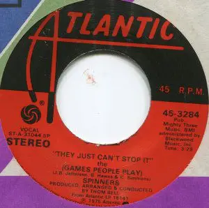 Spinners - 'They Just Can't Stop It' The Games People Play