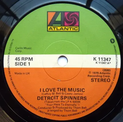 Spinners - I Love The Music