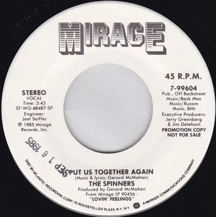 Spinners - Put Us Together Again