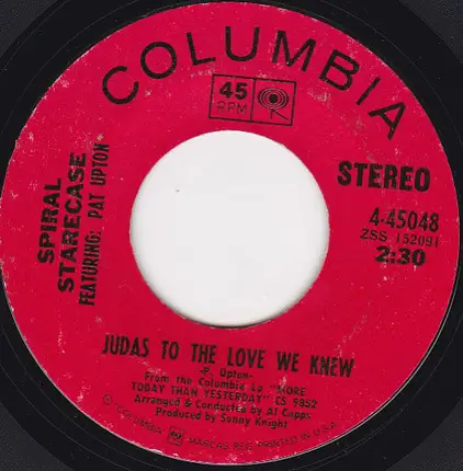 Spiral Starecase Featuring Patrick Upton - She's Ready / Judas To The Love We Knew