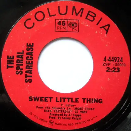 Spiral Starecase - No One For Me To Turn To / Sweet Little Thing