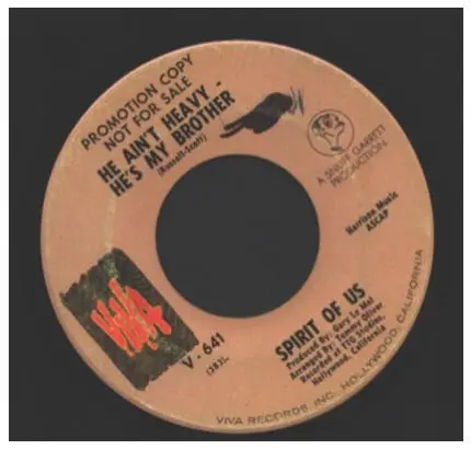 Spirit Of Us - Simple Song Of Freedom / He Ain't Heavy - He's My Brother