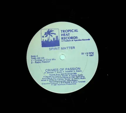 Spirit Matter - Crimes Of Passion