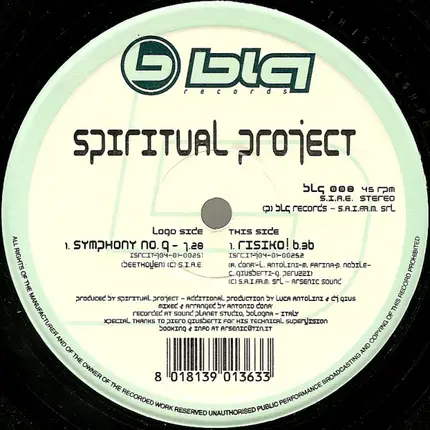 Spiritual Project - Symphony #9 / Risiko!