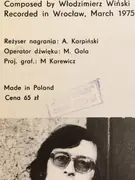 LP - Spisek Sześciu - Complot Of Six - Cream Labels