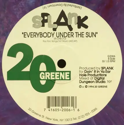 Splank - All Over The World / Everybody Under The Sun