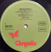LP - Split Enz - Mental Notes - Gatefold