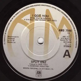 Split Enz - I Got You