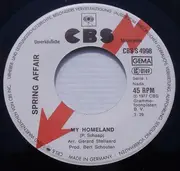 7inch Vinyl Single - Spring Affair - My Homeland / Hey Mister