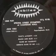 LP - Spring Street Stompers - At Carnegie Hall