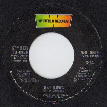 Spyder Turner - Get Down / Is It Love You're After
