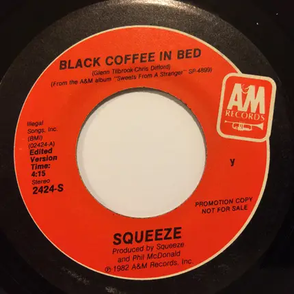 Squeeze - Black Coffee In Bed