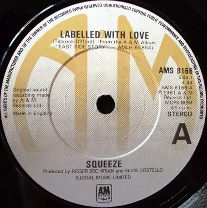 Squeeze - Labelled With Love