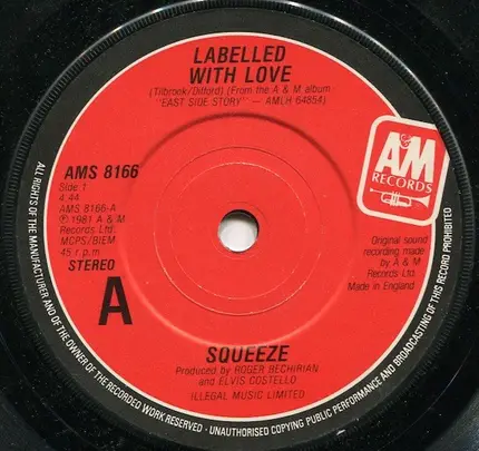 Squeeze - Labelled With Love