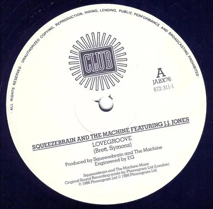 Squeezebrain And The Machine - Lovegroove