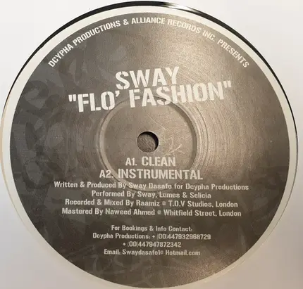 Sway - Flo' Fashion / Up Your Speed