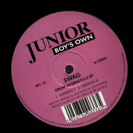 Swag - Drum Hydraulics EP