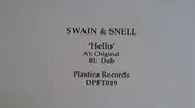 12inch Vinyl Single - Swain & Snell - Hello