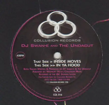 Swan-E & Undacut - In Ya Hood / Inside Moves