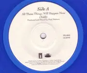 7inch Vinyl Single - Swansons - All These Things - Blue