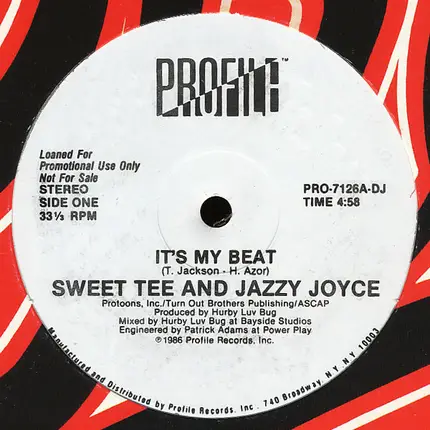 Sweet Tee And Jazzy Joyce - It's My Beat