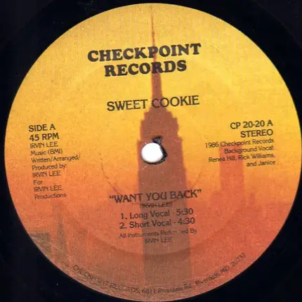 Sweet Cookie - Want You Back