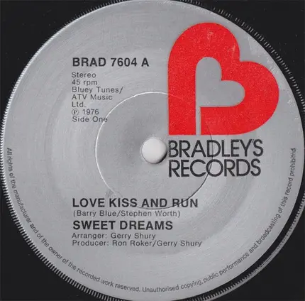 Sweet Dreams - Love Kiss And Run
