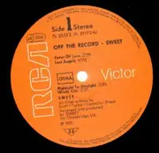 LP - Sweet - Off The Record - Gatefold, German Original, GLAM