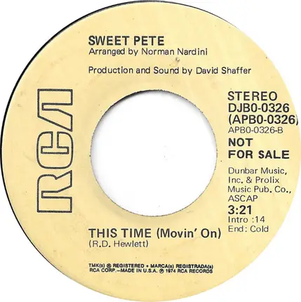 Sweet Pete - Dancing In The Street