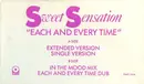 12'' - Sweet Sensation - Each And Every Time