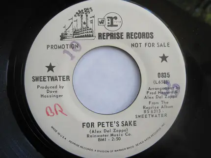 Sweetwater - For Pete's Sake / Rondeau