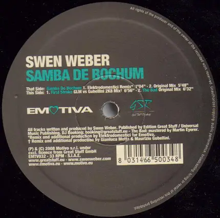 Swen Weber - Samba De Bochum