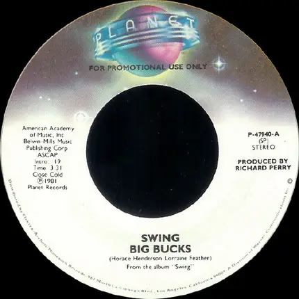 Swing - Big Bucks