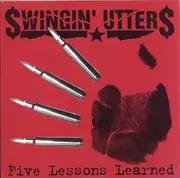 LP - Swingin' Utters - Five Lessons Learned - 1st Press on White vinyl, Insert, Ltd Ed