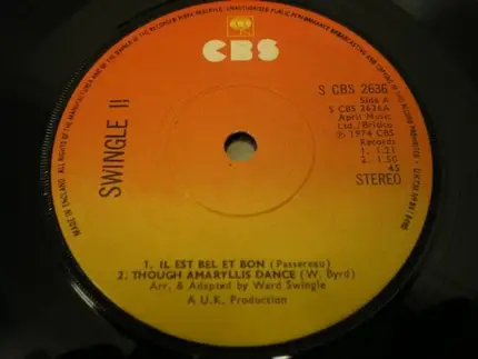 Swingle II - Il Est Bel Et Bon