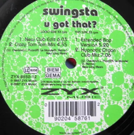 Swingsta - U Got That?