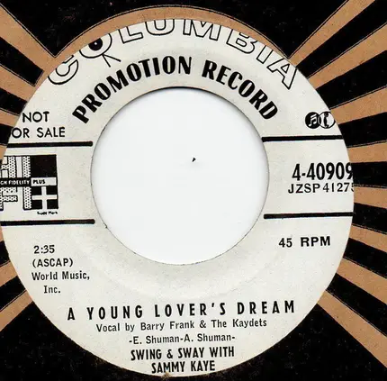 Swing And Sway With Sammy Kaye - A Young Lover's Dream / Wat A Satiday Night