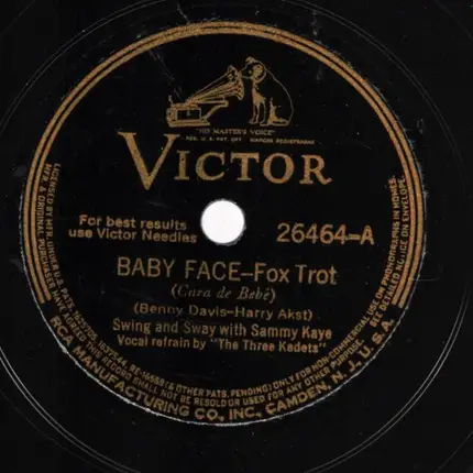 Swing And Sway With Sammy Kaye - Baby Face / Pretty Baby